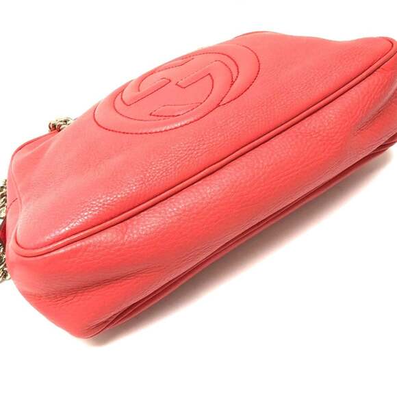 GUCCI Pink Leather Shoulder Bag - Picture 5 of 8